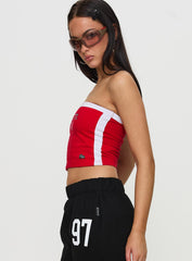 SDSU All Star Tube Top Red