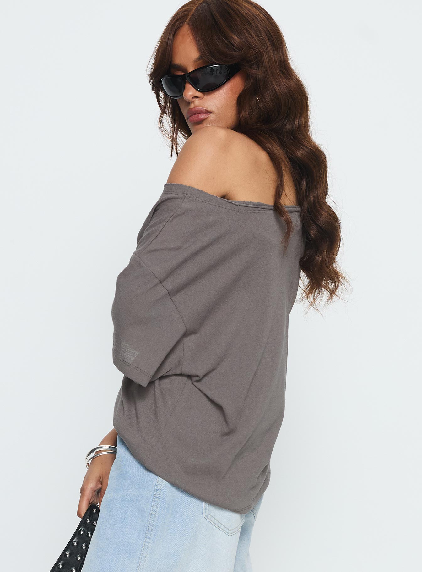 American Tune Graphic Top Washed Black