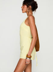 Yumiko Romper Yellow Tall