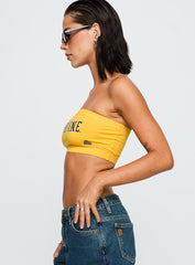 UC Irvine Bandeau Top Gold
