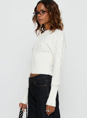 Head In The Clouds Cardigan Cream