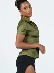 Bessie Top Khaki