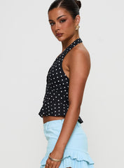 Pleasing Top Polka Dot