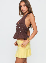 Celebrations Mini Skirt Lemon