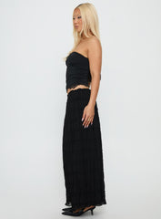 Estefania Maxi Skirt Black