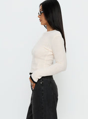 Keree Lightweight Knit Sweater Cream