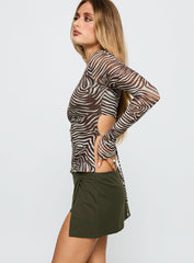 For The Thrill Skort Green