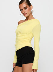 Beller Long Sleeve Top Lemon