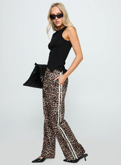 Buzzer Track Pants Leopard