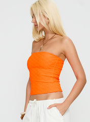 Coolada Strapless Top Orange