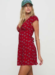 Cannelloni Mini Dress Red