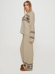 Anok Star Pants Brown / Cream