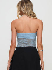 Cupcake Strapless Bodysuit Blue