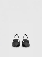 Denalia Pointed Toe Heels Black Matte