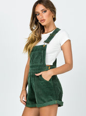 Kacey Short Overalls Khaki