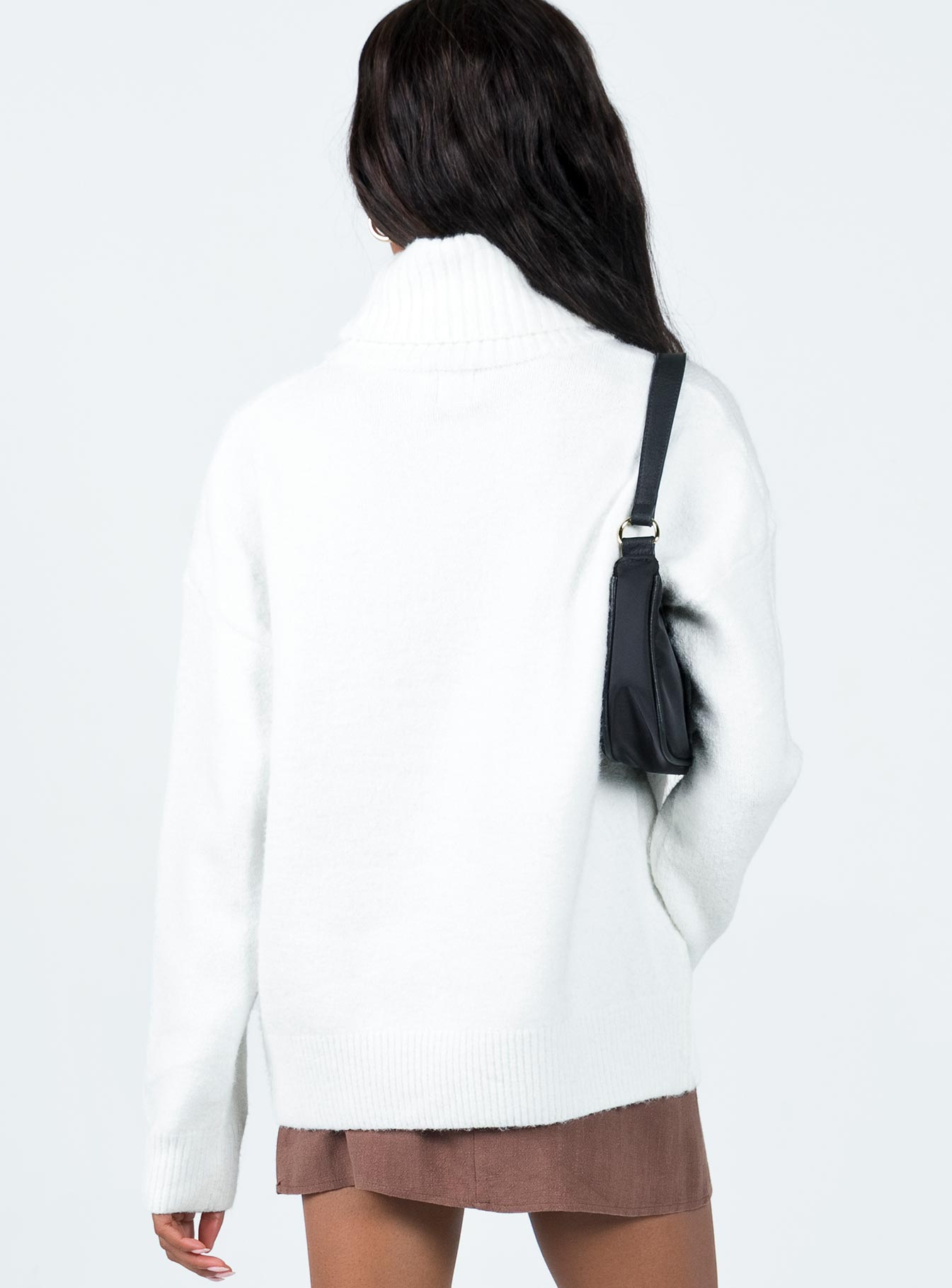 Oswin Turtleneck Sweater White