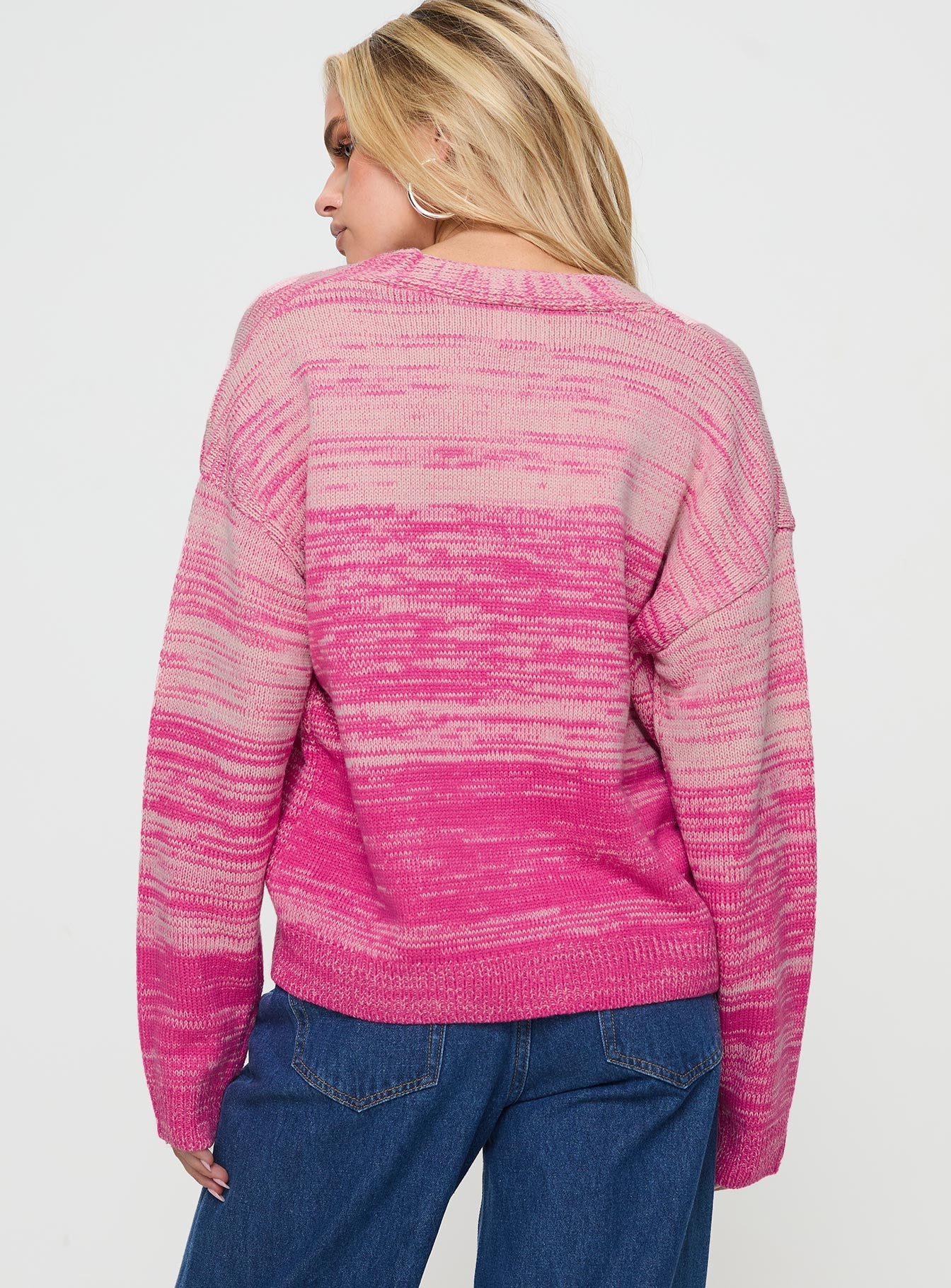 Emikio Cardigan Ombre Pink