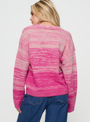 Emikio Cardigan Ombre Pink