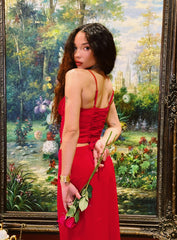 Orianne Corset Top Red