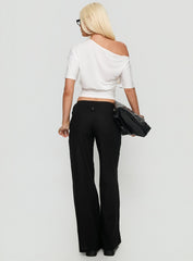 Pedra Wide Leg Pant Black