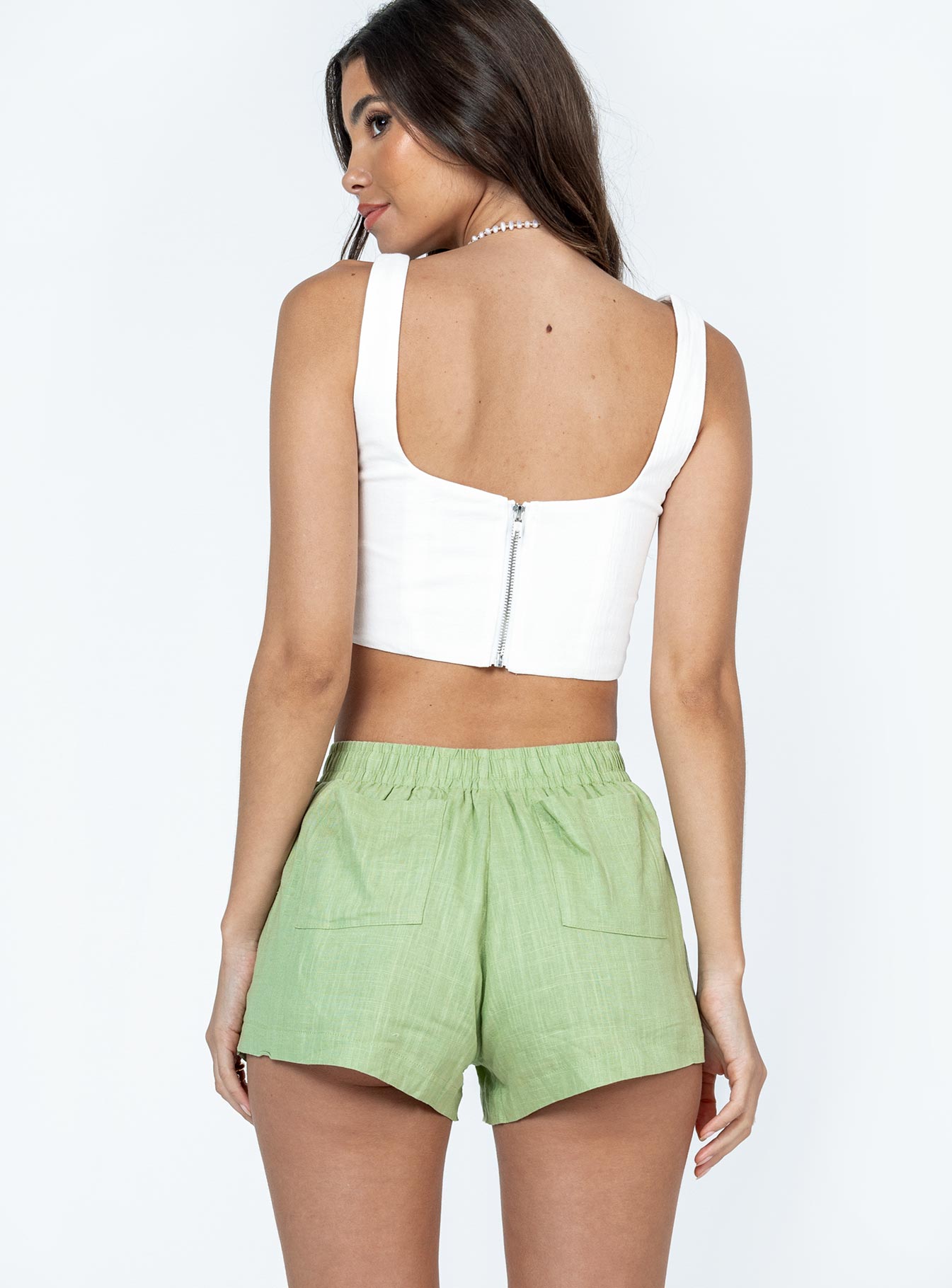 Beach House Shorts Light Green