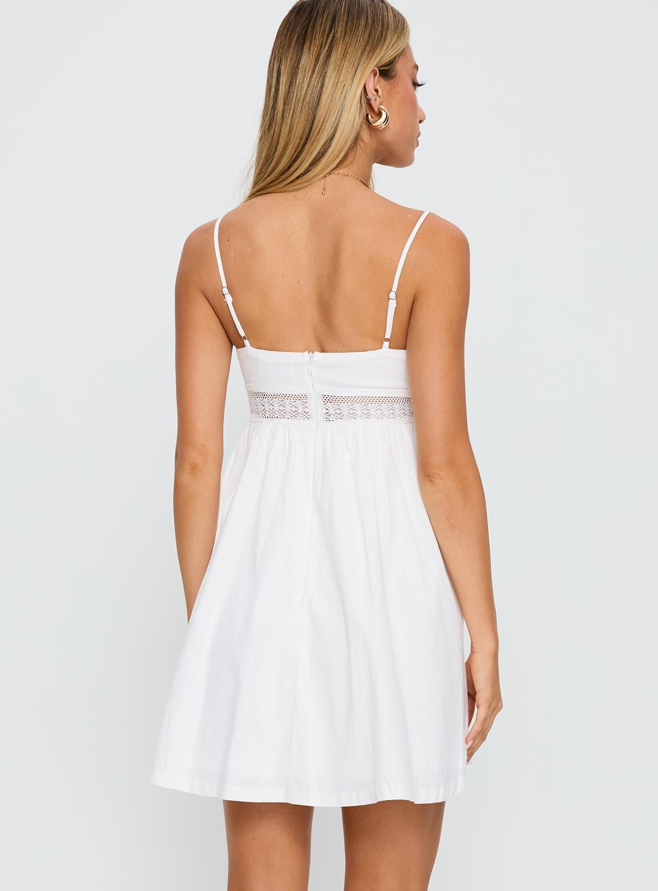 Bodee Mini Dress White