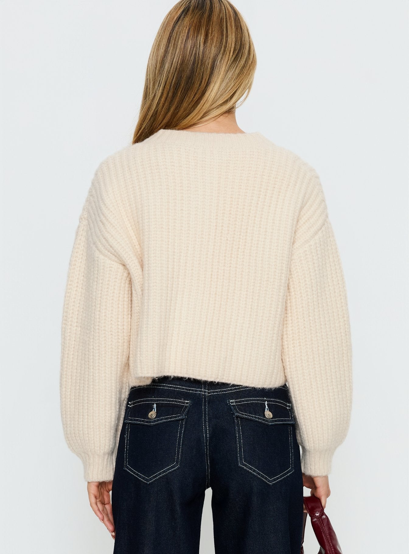 Hadly Knit Cardigan Cream