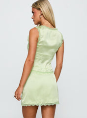 Mavie Satin Set Green