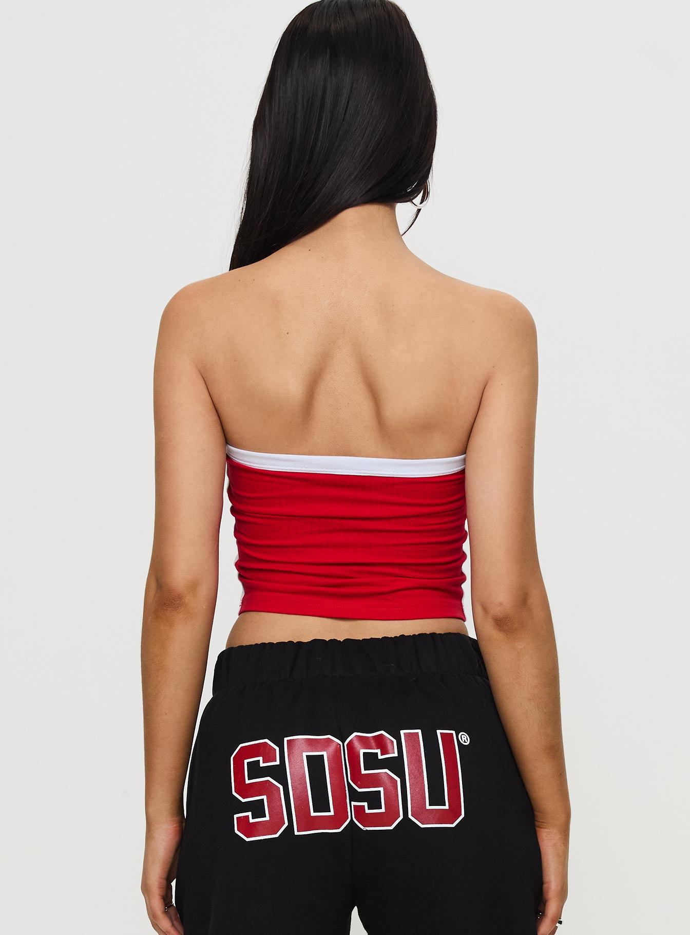 SDSU All Star Tube Top Red