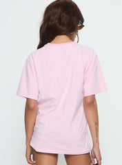 Airheads Oversized Graphic Tee Pink