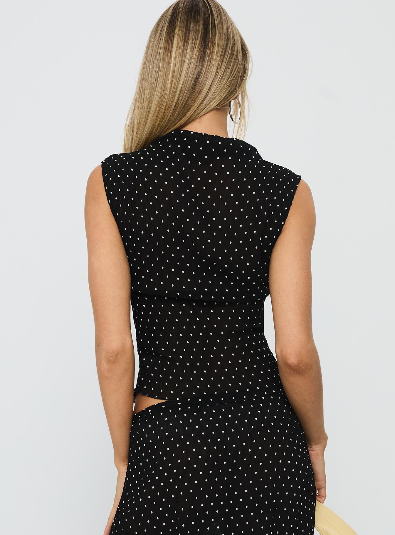 Ford Top Onyx Polka Dot