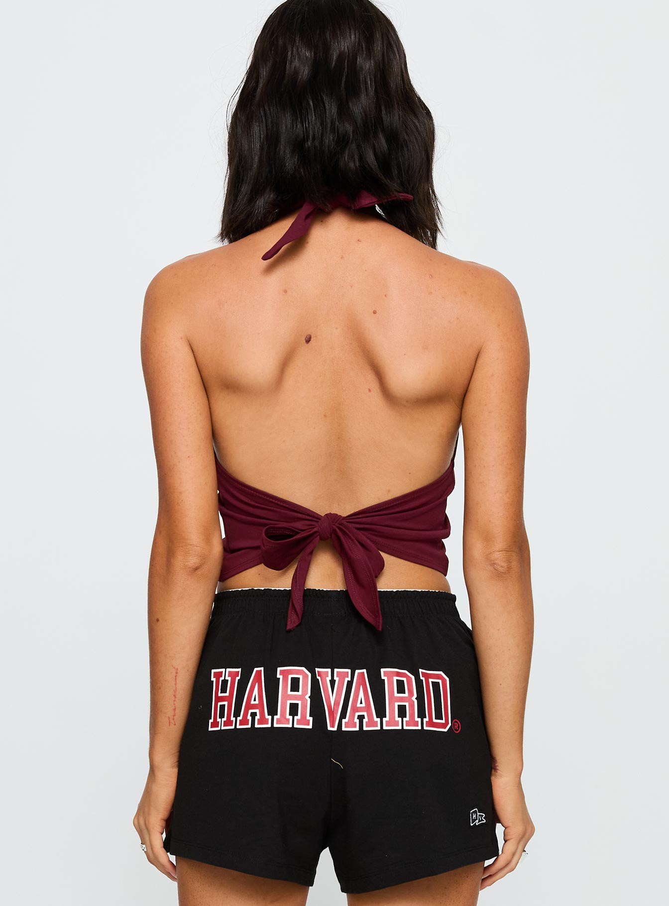 Harvard Tailgate Halter Top Red