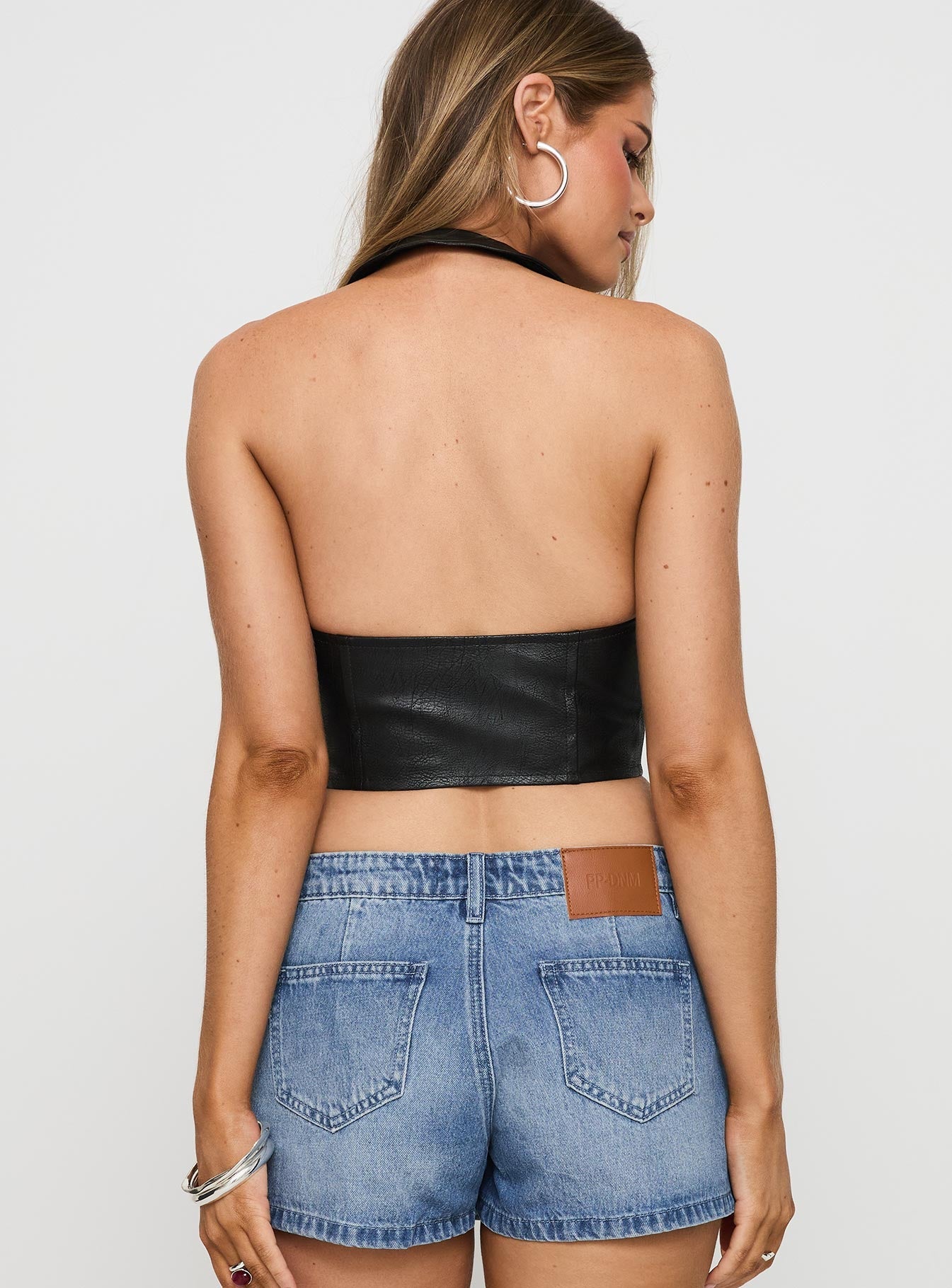 Palladia PU Jordy Corset Black