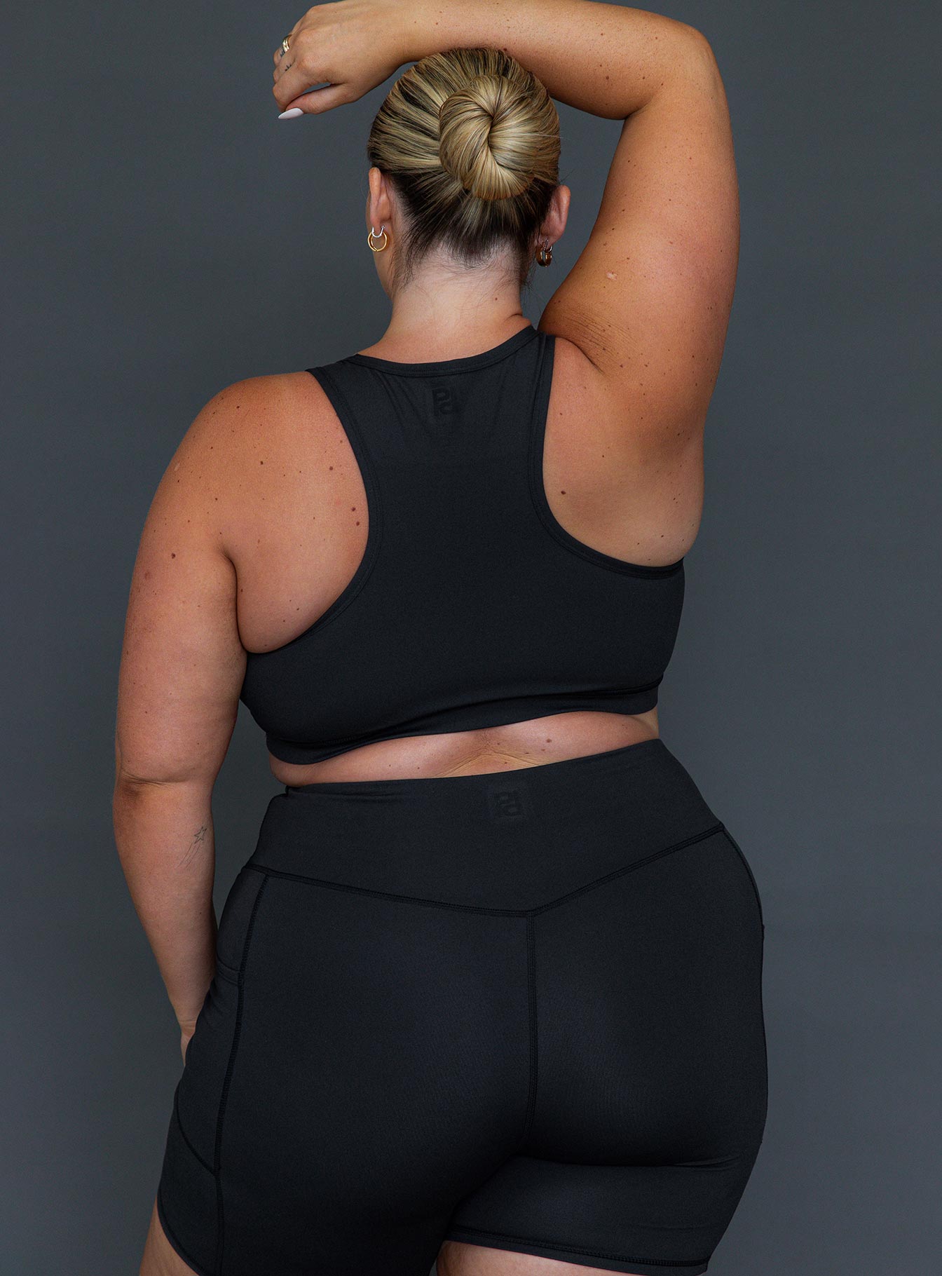 Conquer Activewear Shorts Black Curve