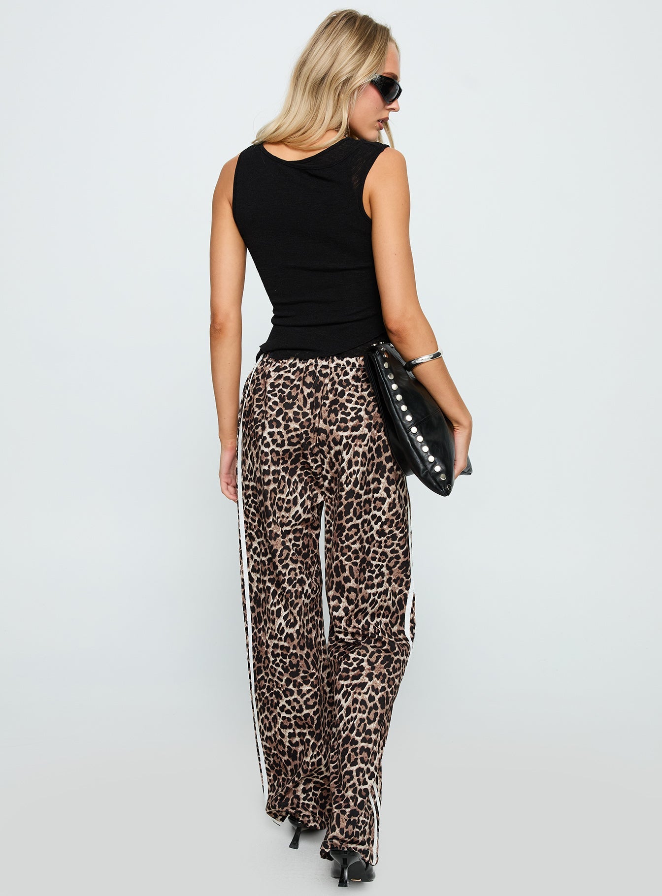 Buzzer Track Pants Leopard