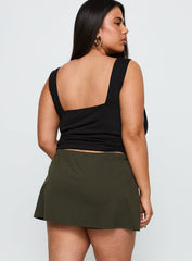 For The Thrill Skort Green Curve