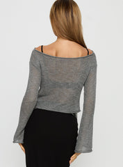 Cafe Pari Sweater Charcoal