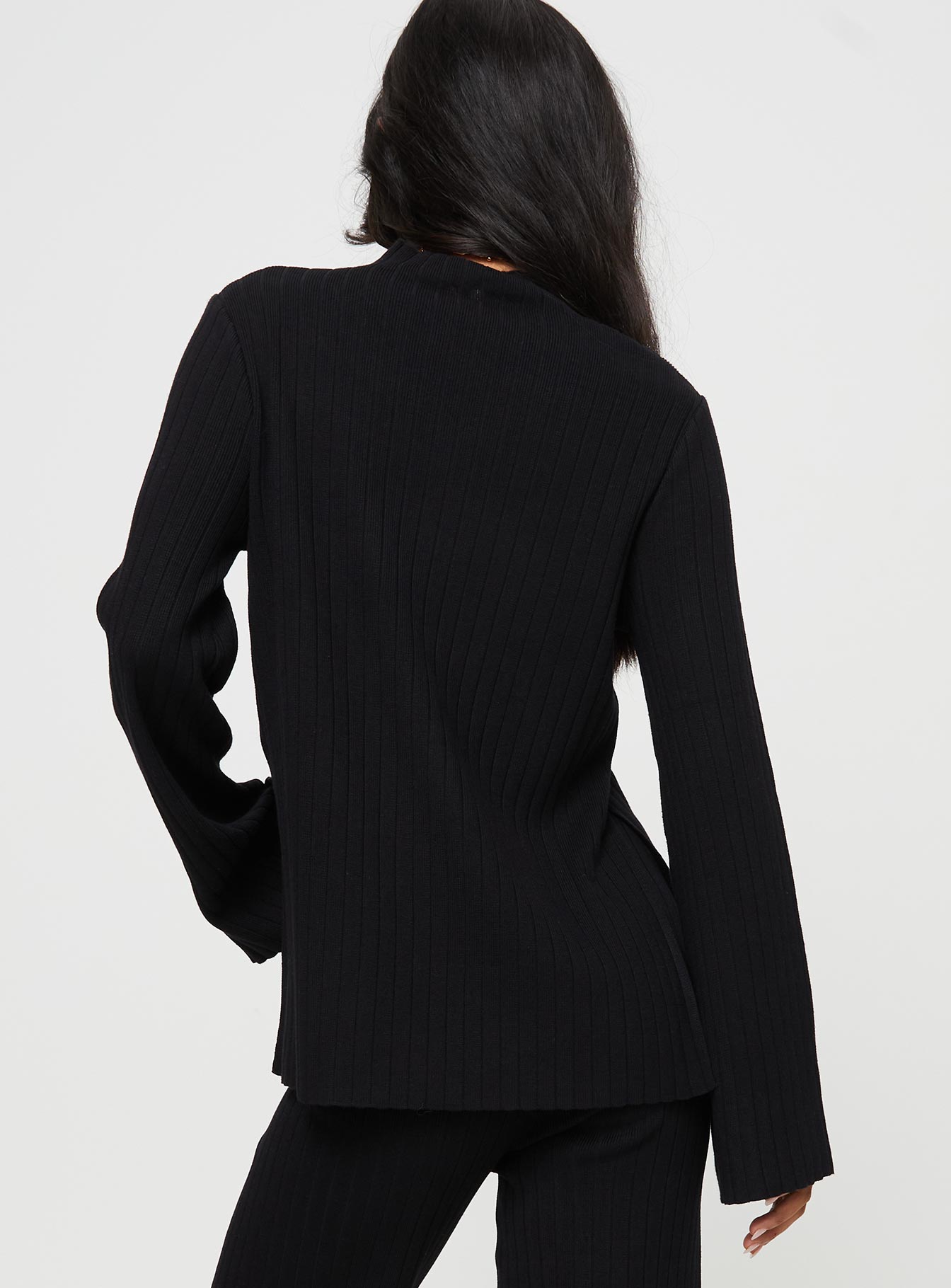 Allen Ribbed Sweater Black