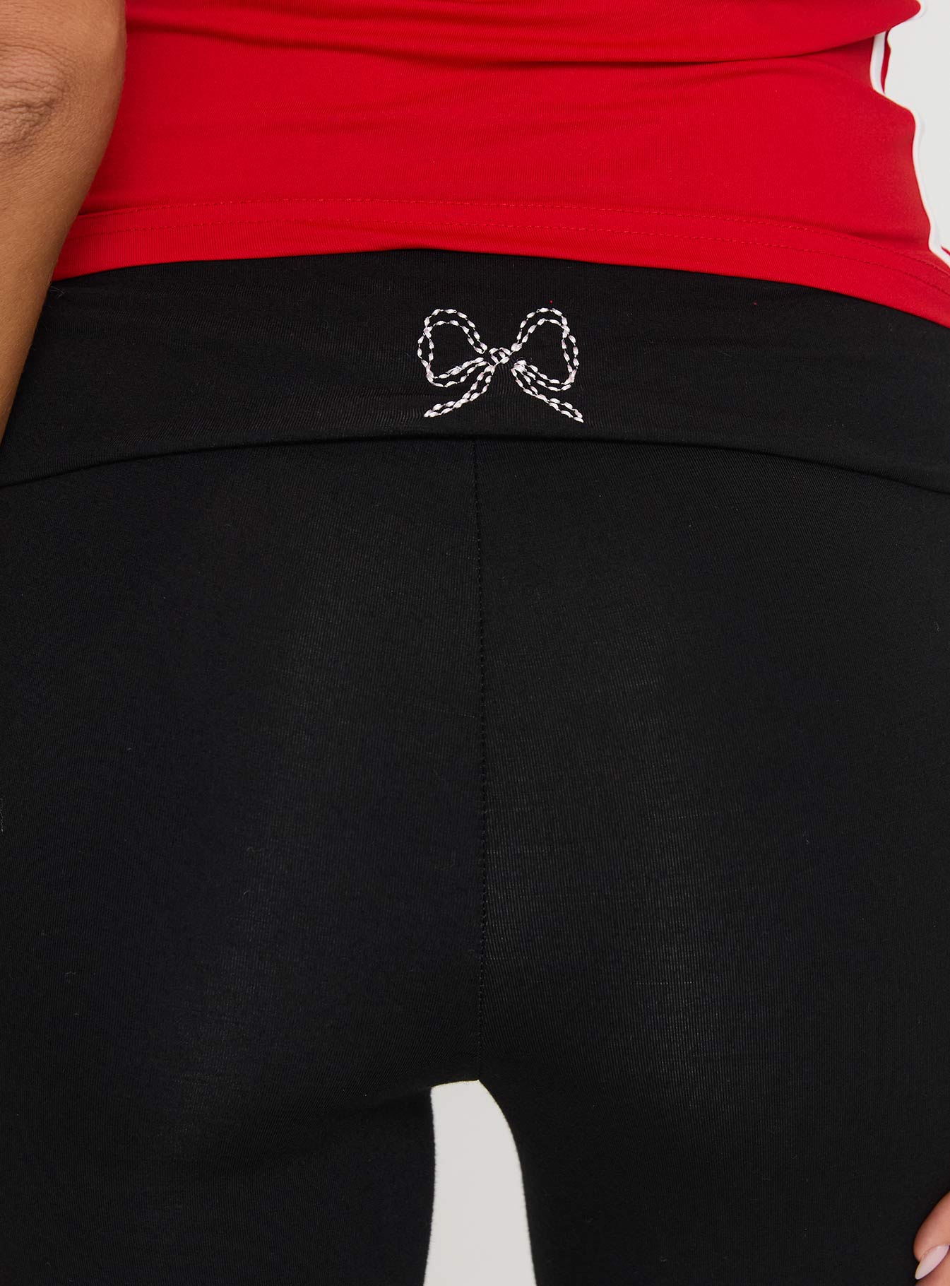 Cherize Ribbon Stitch Pant Black