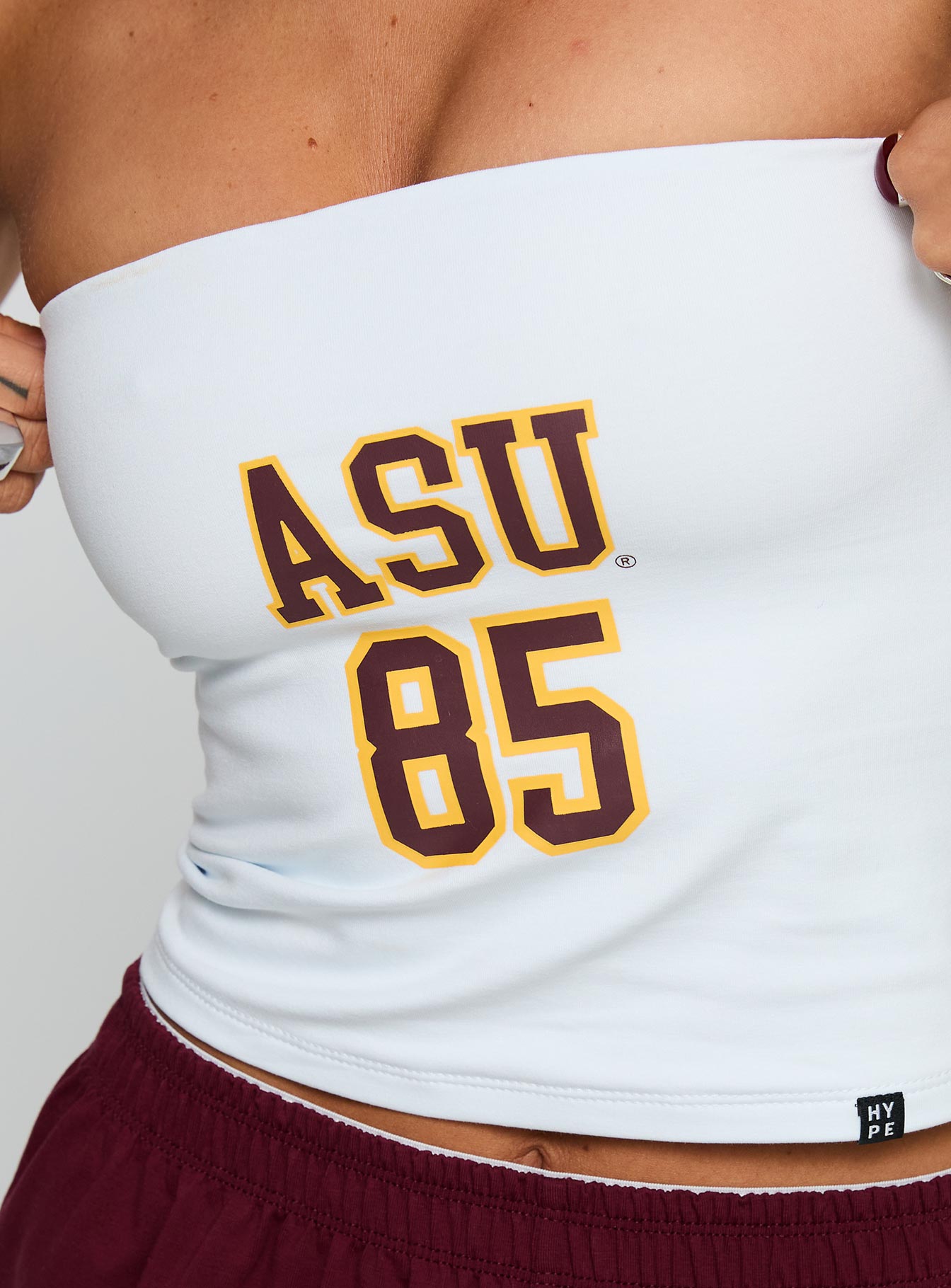 ASU Tube Top White