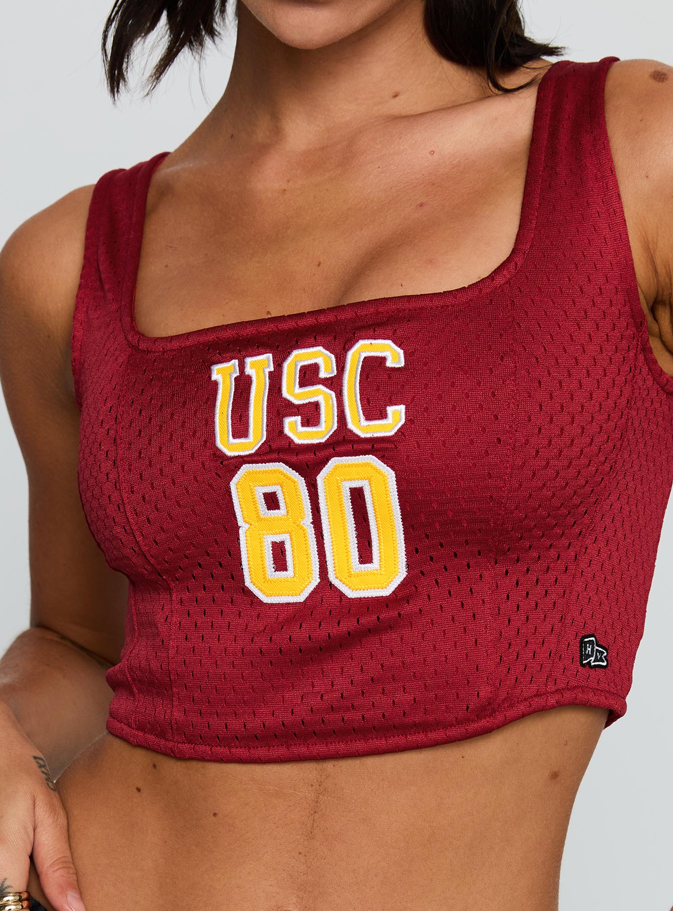 USC Jersey Corset Top Cardinal