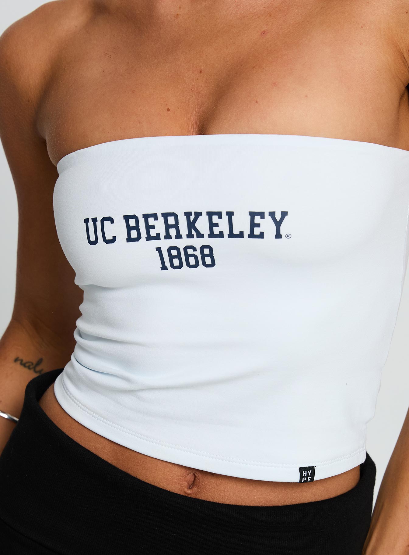 UC Berkeley Tube Top White