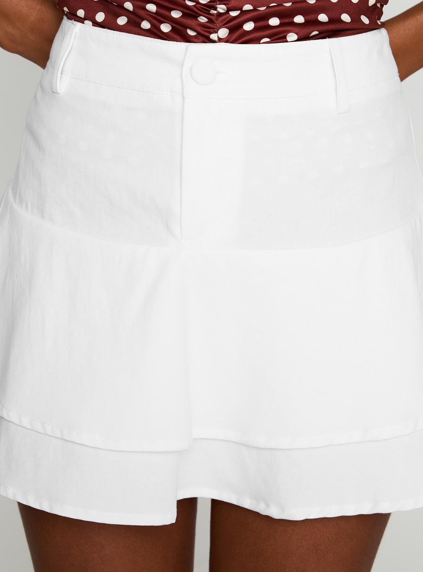 Boderek Mini Skirt White