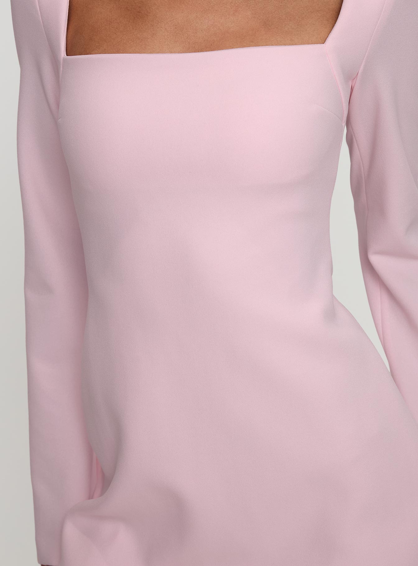 Bombshell Long Sleeve Mini Dress Pink