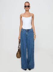 All Tied Up Bodysuit White Tall