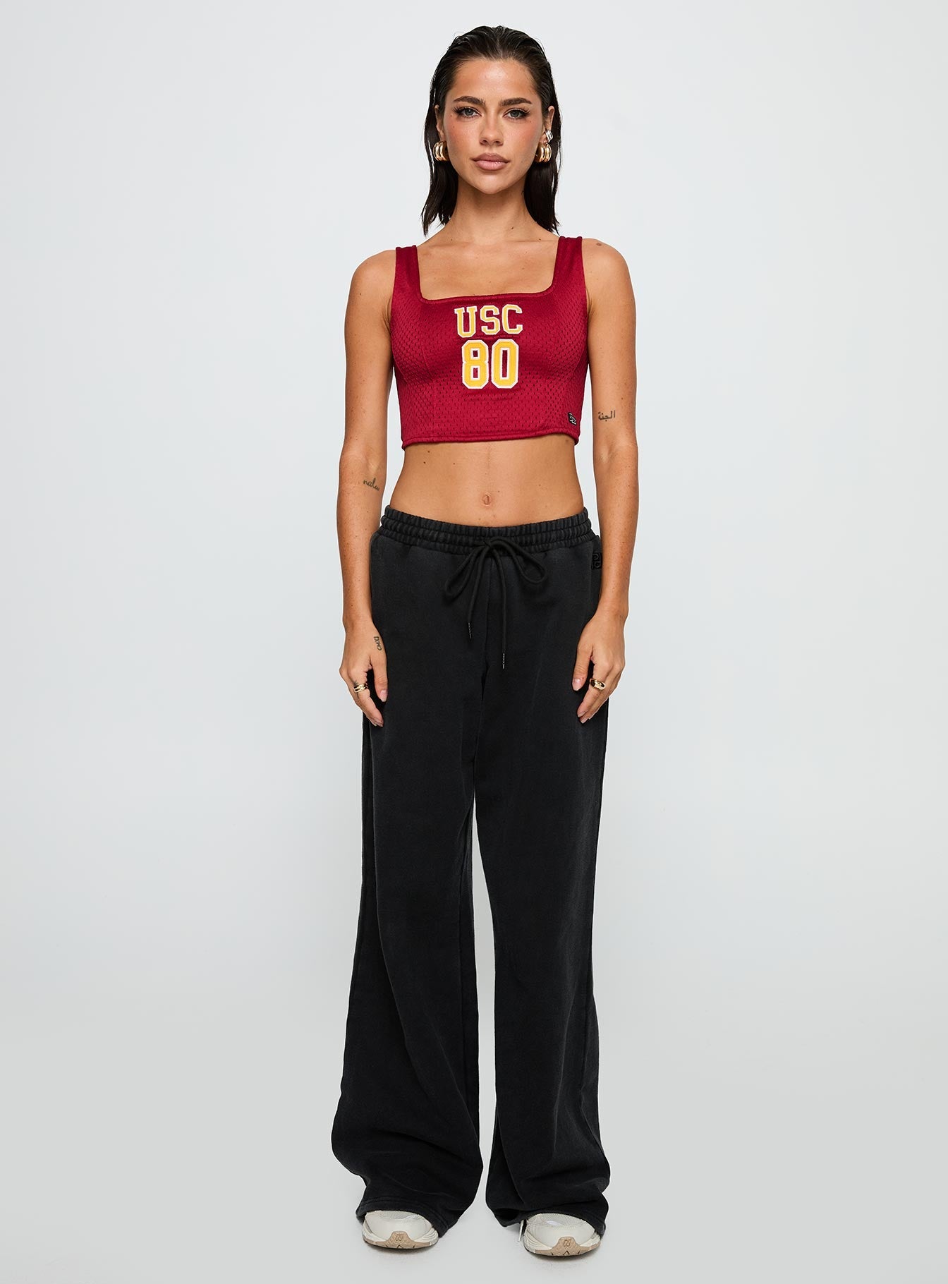 USC Jersey Corset Top Cardinal