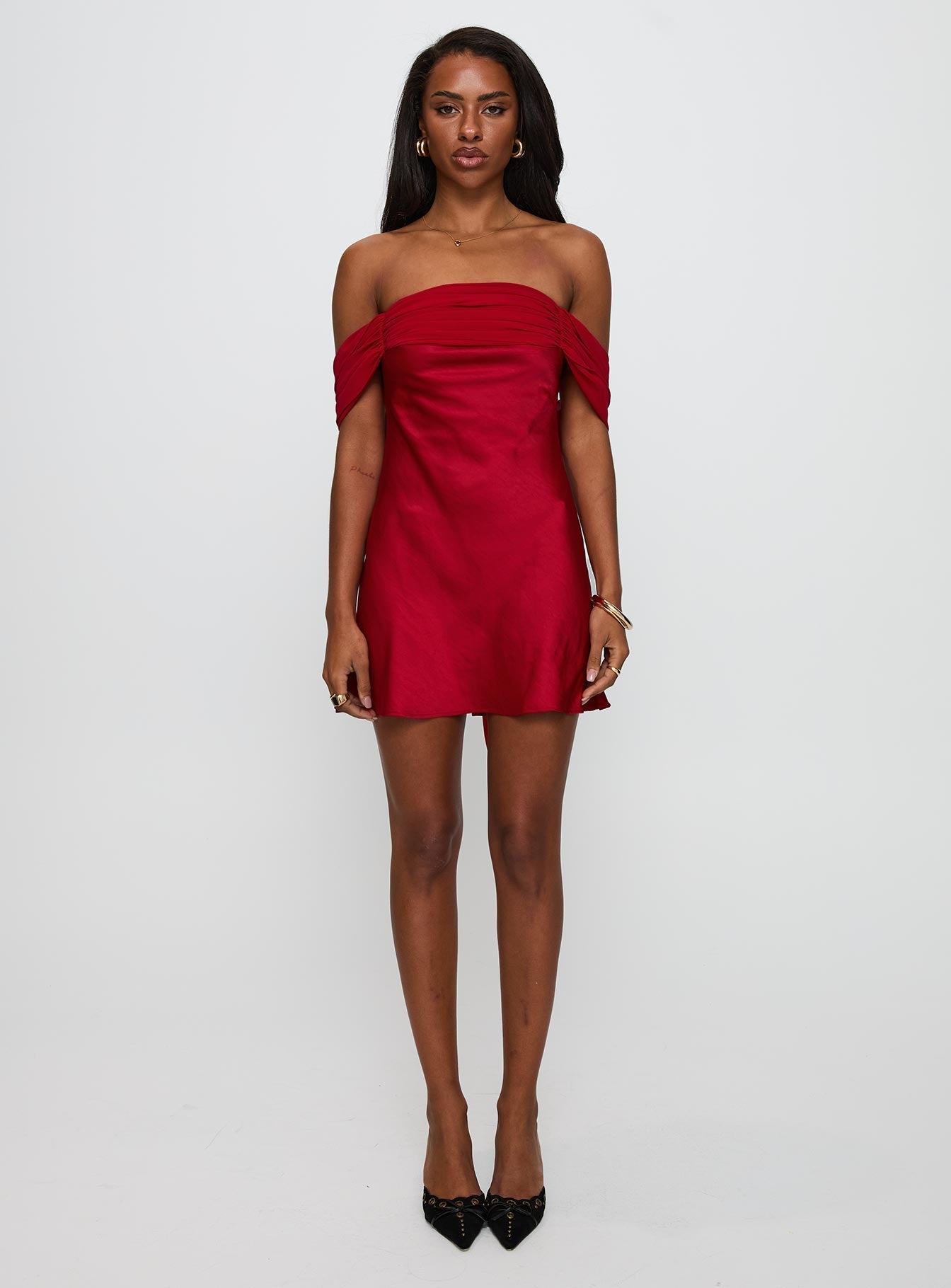 Adoration Mini Dress Red