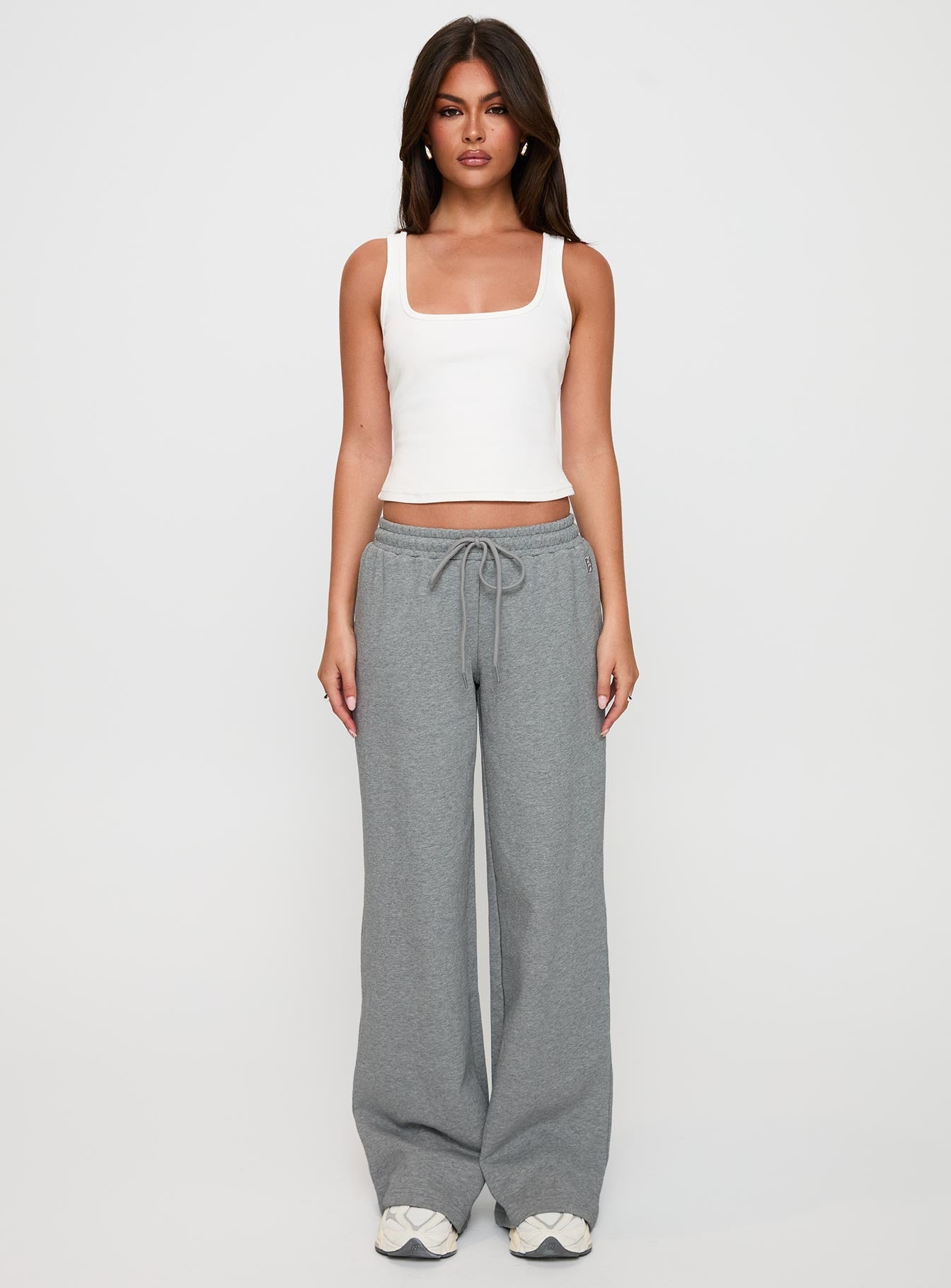 All Day Straight Leg Sweatpants Grey Marle