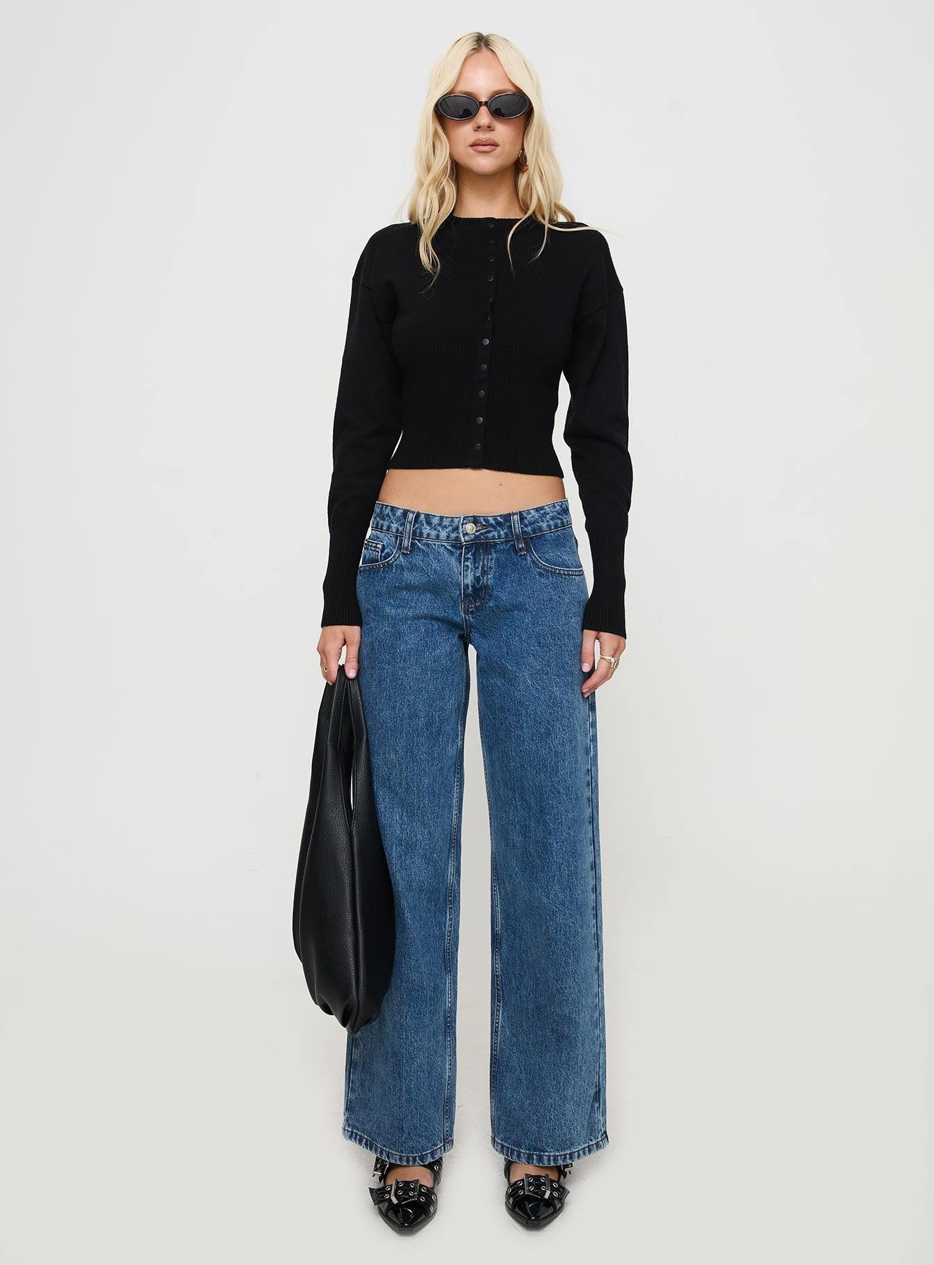 Head In The Clouds Cardigan Onyx