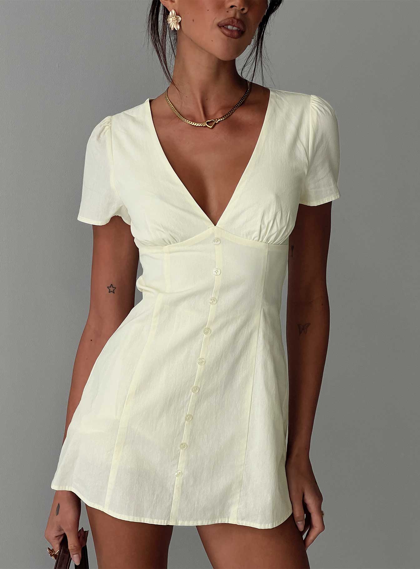 Loveliness Playsuit Lemon